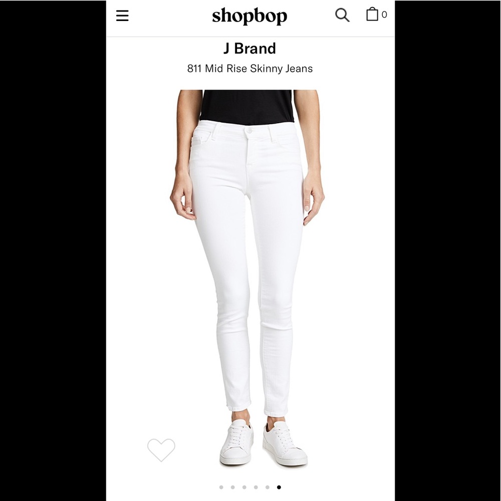 White J Brand 811 Jeans